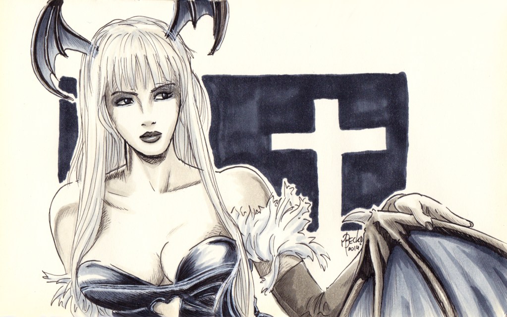 morrigan quick sketch
