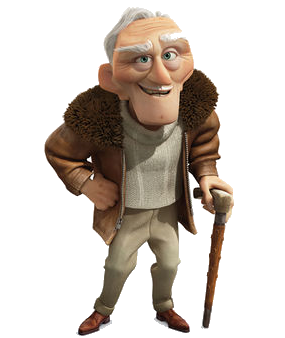Character design de Charles Munts de UP