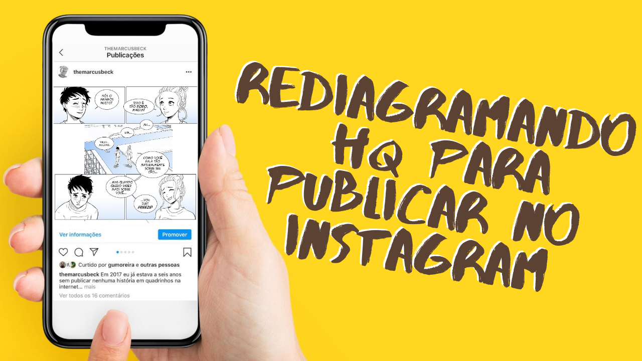 Fazendo HQ para publicar no instagram